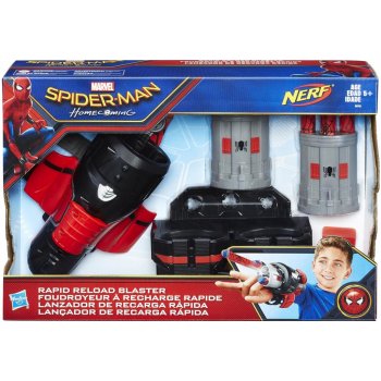 Hasbro Spiderman Nerf Blaster + 6 šipek