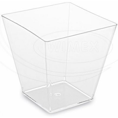 Fingerfood kelímek čirý 72 x 72 x 72 mm 230ml – Zboží Dáma