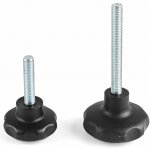 Šroub ovládací hvězdice černý - 40mm/M6x60mm – Sleviste.cz