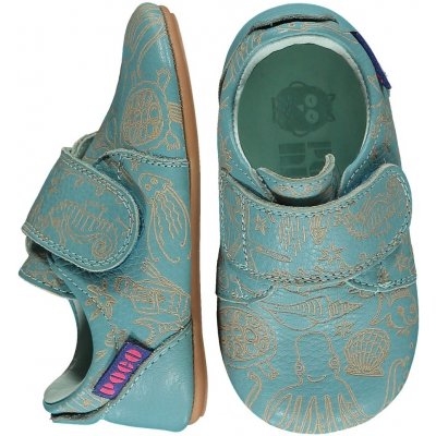 kožené barefoot Mighty Shoes od Poco Nido modrá