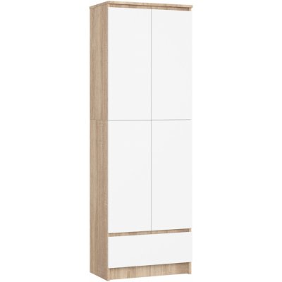 Ak furniture Rexa 60 cm dub sonoma/bílá – Zbozi.Blesk.cz