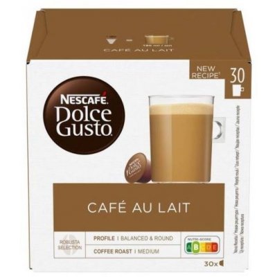Nescafé Dolce Gusto Café Au Lait kávové kapsle 30 ks