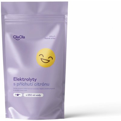 OlaOla Elektrolyty podporující hydrataci těla Citrón 400 g – Hledejceny.cz