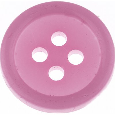 Knoflík 15 mm plastový Varianta: růžový – Zboží Dáma