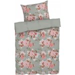 Livarno home povlečení z mikrovláknitého saténu květiny 140x200 70x90 – Zboží Dáma