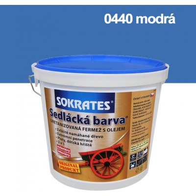 Sokrates Sedlácká barva 2 l Modrá – Sleviste.cz
