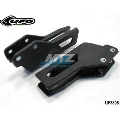 Vodítko řetězu Yamaha YZ125+YZ250 / 97-02 + YZF250+YZF400+YZF426 / 98-02 + YZF450 / 06 + WRF250+400+426 / 98-02 - barva černá UF3808-02 – Hledejceny.cz