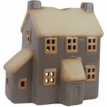 Svícen na čajové svíčky domeček, keramika, 12,8 × 9,5 × 13,7 cm, na 1 svíčku X5930 – Sleviste.cz