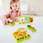 Hape Puzzle zvířátka a číslice 10 dílků – Sleviste.cz