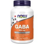 Now Foods Gaba Kyselina Gama Aminomáselná 500 mg 200 veg kapslí – Hledejceny.cz