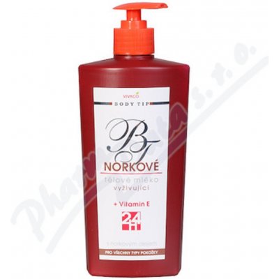 Body Tip Norkové tělové mléko hydratační koenzym Q10 400 ml – Zbozi.Blesk.cz