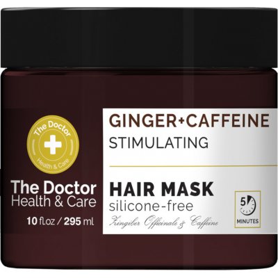 Stimulující maska pro dodání hustoty vlasů The Doctor Ginger + Caffeine Hair Mask - 295 ml – Hledejceny.cz