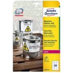 Avery Zweckform L4718-20 Odolné etikety 70x37mm 480 ks bílá – Sleviste.cz