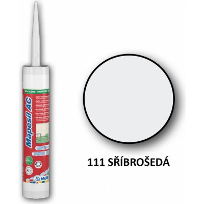 MAPEI Mapesil AC 111 silikonový tmel 310g stříbrnošedý – HobbyKompas.cz