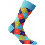 Vzorované pánské ponožky PERFECT MAN-CASUAL tyrkysová – Zboží Mobilmania