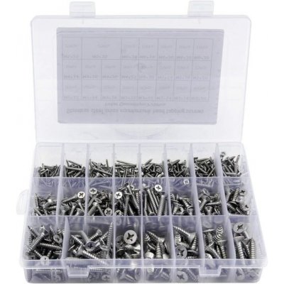 Loscrew 725 ks M2 M3 M4 M5 M6 304 Sortiment samořezných šroubů Phillips z nerezové oceli pro – Hledejceny.cz