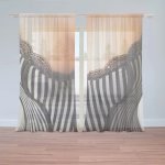 Záclony Korzet: 2 ks - 150x250 cm - Sablio – Hledejceny.cz