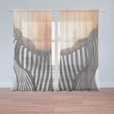 Záclony Korzet: 2 ks - 150x250 cm - Sablio – Hledejceny.cz
