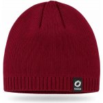 2moro CHAOS pánská zimní čepice beanie vínová bordó – Hledejceny.cz