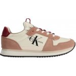 Calvin Klein RUNNER SOCK LACEUP NY-LTH WN béžová – Zboží Dáma