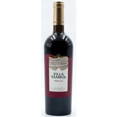 Villa Yambol Merlot červená 2023 13,5% 0,75 l (holá láhev) – Hledejceny.cz
