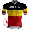 Cyklistický dres REDTED VINTAGE CYCLING DRESY - MOLTENI BELGICKÝ ŠAMPION 2025