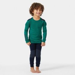 Helly Hansen Dětské termoprádlo K Lifa Merino set emerald