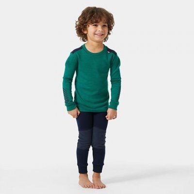 Helly Hansen Dětské termoprádlo K Lifa Merino set emerald – Zboží Mobilmania