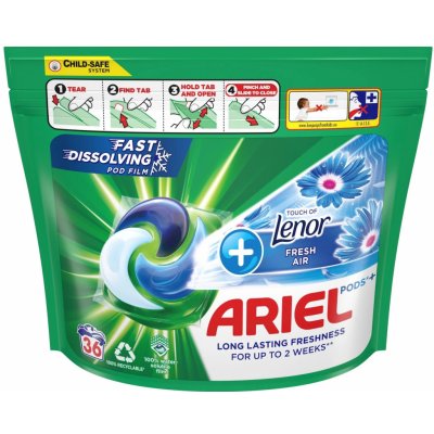 Ariel All-in-1 Pods Fresh Air Lenor kapsle 36 PD – Zbozi.Blesk.cz
