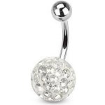 Šperky4U piercing do pupíku s kamínky Crystals From Swarovski CRYSTAL BS01015C-08 – Zboží Dáma