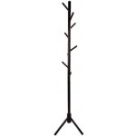 ČistéDřevo Dřevěný stojanový věšák 175 cm - černý – Zbozi.Blesk.cz
