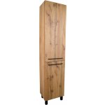 BPS-koupelny Doplňková koupelnová skříňka vysoká Solero OW V 40 P/L, dub wotan – Zboží Mobilmania