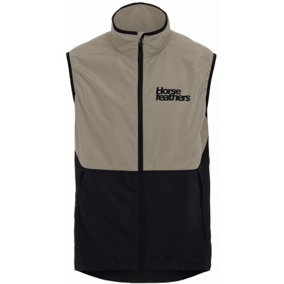 Horsefeathers Bike vesta Hill taupe/black – Sleviste.cz