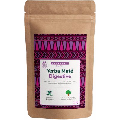 BrainMax Pure Organic Yerba Maté Digestive 1 kg – Hledejceny.cz