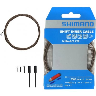 Shimano lanko Dura-Ace řadici 1.2*2500 nerezové polymer 1ks – Zbozi.Blesk.cz