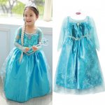 KIK Elsa šaty Frozen Ledové království 120 cm – Zboží Mobilmania