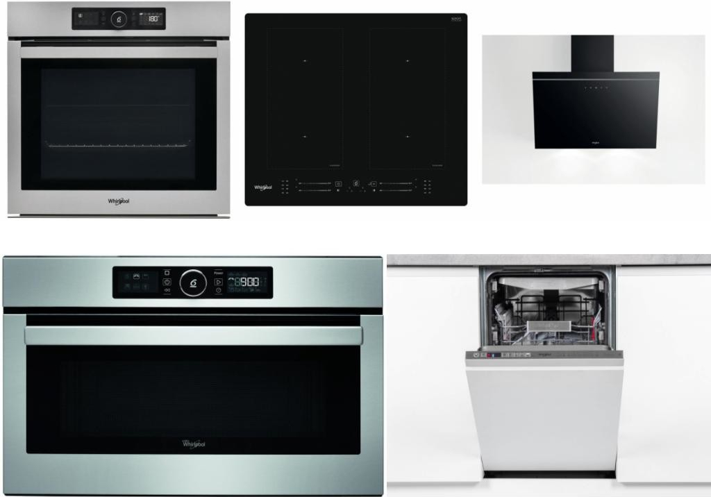 Set Whirlpool AKZ9 9480 IX + WL S7260 NE + AKR 62F LT K + ABSOLUTE AMW 730 IX + WSIO 3O34 PFE X