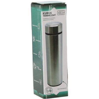 Pro Tech shop termohrnek se šroubovacím víčkem 400 ml nerez – Hledejceny.cz