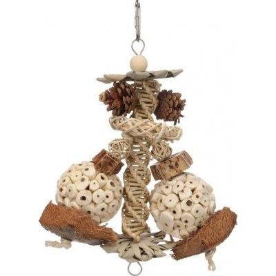 Flamingo Pet Products NV Hračka pták přírodní Ivy Flamingo 14 x 6 x 24 cm – Zboží Mobilmania