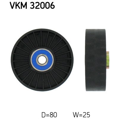 SKF Vratna/vodici kladka, klinovy zebrovy remen VKM 32006