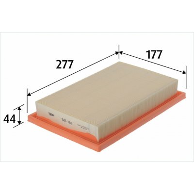 VALEO Vzduchový filtr 585880 – Hledejceny.cz