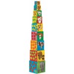 Djeco skládací kostky pyramida Moji kamarádi – Zboží Mobilmania