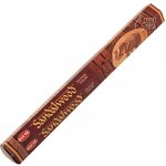Hem Sandalwood Santalové dřevo indické vonné tyčinky 20 ks – Hledejceny.cz