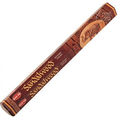 Hem Sandalwood Santalové dřevo indické vonné tyčinky 20 ks – Hledejceny.cz