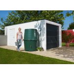 Nádrž na dešťovou vodu GRAF Top-Tank tmavě zelená 1300 l 323001 – Zboží Mobilmania