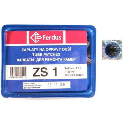 Ferdus ZS 1 Záplaty 20mm 10 ks – Zbozi.Blesk.cz