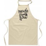 Povidlo.cz Zástěra Made with love Natural – Hledejceny.cz