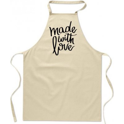 Povidlo.cz Zástěra Made with love Natural – Hledejceny.cz