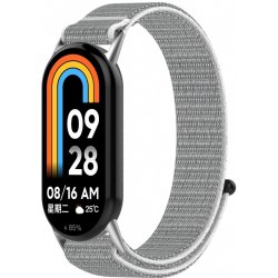 PROTEMIO NYLON Vyměnitelný řemínek pro Xiaomi Smart Band 9 šedý 87205