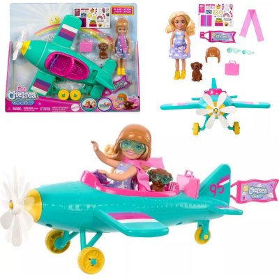 Barbie Chelsea a letadlo HTK38 – Zboží Mobilmania